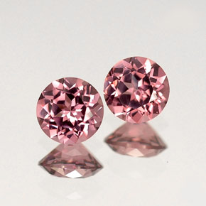 Achetez naturel ct rose grenat rhodolite gems, coupe roude, en provenance mozambique chez gemselect. en stock, livraison internationale!