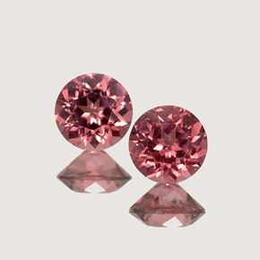 Achetez naturel ct rose grenat rhodolite gems, coupe roude, en provenance mozambique chez gemselect. en stock, livraison internationale!