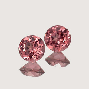 Achetez naturel ct rose grenat rhodolite gems, coupe roude, en provenance mozambique chez gemselect. en stock, livraison internationale!