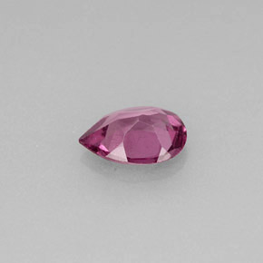Grenat rhodolite violet naturelle en forme de poire, 0,69 ct, VS-SI