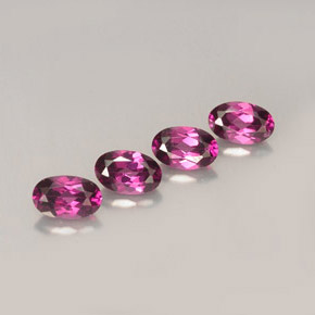 Achetez naturel ct rose grenat rhodolite gems, coupe ovale, en provenance mozambique chez gemselect. en stock, livraison internationale!