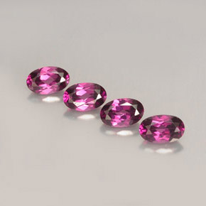 Achetez naturel ct rose grenat rhodolite gems, coupe ovale, en provenance mozambique chez gemselect. en stock, livraison internationale!