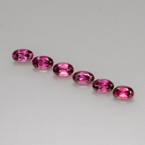 Achetez naturel ct rouge grenat rhodolite gems, coupe ovale, en provenance tanzanie chez gemselect. en stock, livraison internationale!
