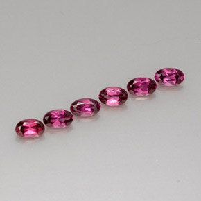 Achetez naturel ct rouge grenat rhodolite gems, coupe ovale, en provenance tanzanie chez gemselect. en stock, livraison internationale!