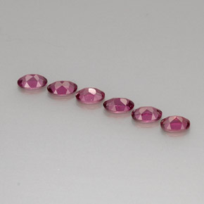 Achetez naturel ct rouge grenat rhodolite gems, coupe ovale, en provenance tanzanie chez gemselect. en stock, livraison internationale!