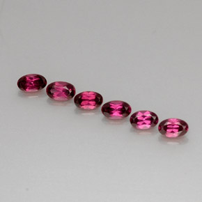 Achetez naturel ct rouge grenat rhodolite gems, coupe ovale, en provenance tanzanie chez gemselect. en stock, livraison internationale!