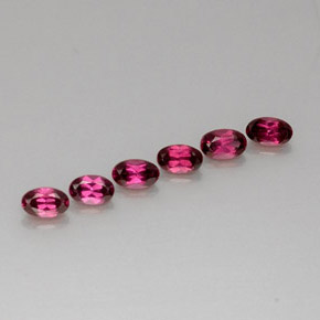 Achetez naturel ct rouge grenat rhodolite gems, coupe ovale, en provenance tanzanie chez gemselect. en stock, livraison internationale!