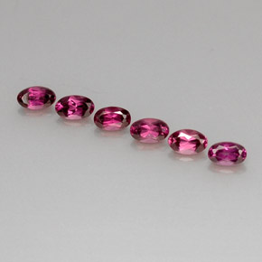 Achetez naturel ct rouge grenat rhodolite gems, coupe ovale, en provenance tanzanie chez gemselect. en stock, livraison internationale!