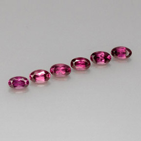 Achetez naturel ct rouge grenat rhodolite gems, coupe ovale, en provenance tanzanie chez gemselect. en stock, livraison internationale!