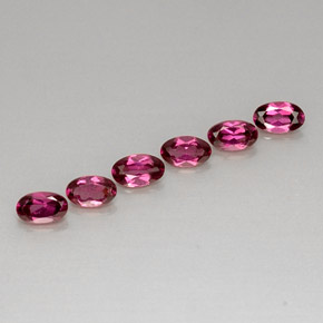 Achetez naturel ct rouge grenat rhodolite gems, coupe ovale, en provenance tanzanie chez gemselect. en stock, livraison internationale!