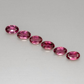 Achetez naturel ct rouge grenat rhodolite gems, coupe ovale, en provenance tanzanie chez gemselect. en stock, livraison internationale!