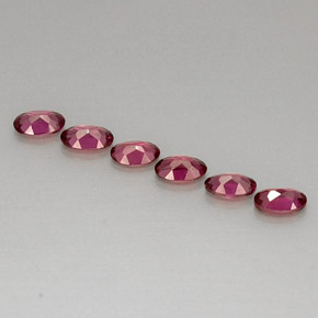 Achetez naturel ct rouge grenat rhodolite gems, coupe ovale, en provenance tanzanie chez gemselect. en stock, livraison internationale!
