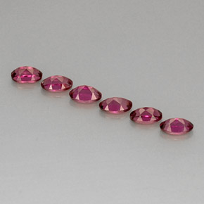 Achetez naturel ct rouge grenat rhodolite gems, coupe ovale, en provenance tanzanie chez gemselect. en stock, livraison internationale!