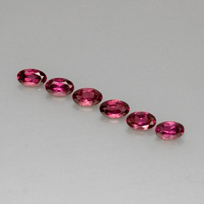 Achetez naturel ct rouge grenat rhodolite gems, coupe ovale, en provenance tanzanie chez gemselect. en stock, livraison internationale!