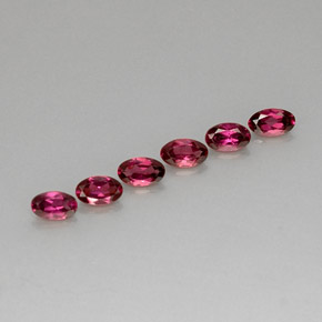 Achetez naturel ct rouge grenat rhodolite gems, coupe ovale, en provenance tanzanie chez gemselect. en stock, livraison internationale!