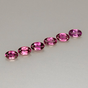 Achetez naturel ct rouge grenat rhodolite gems, coupe ovale, en provenance tanzanie chez gemselect. en stock, livraison internationale!
