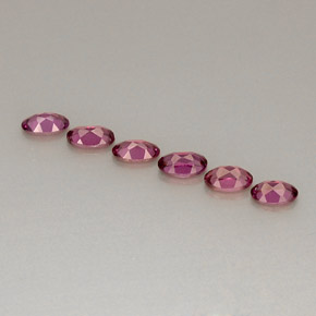 Achetez naturel ct rouge grenat rhodolite gems, coupe ovale, en provenance tanzanie chez gemselect. en stock, livraison internationale!