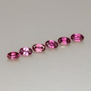 Achetez naturel ct Rouge-violet Grenat Rhodolite gems, Coupe ovale, En provenance Tanzanie chez GemSelect. En stock, livraison internationale!