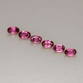 Achetez naturel ct rouge grenat rhodolite gems, coupe ovale, en provenance tanzanie chez gemselect. en stock, livraison internationale!