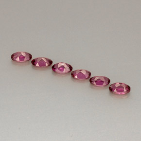 Achetez naturel ct rouge grenat rhodolite gems, coupe ovale, en provenance tanzanie chez gemselect. en stock, livraison internationale!