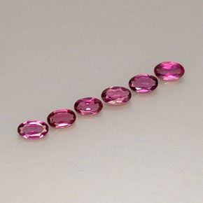 Achetez naturel ct rouge grenat rhodolite gems, coupe ovale, en provenance tanzanie chez gemselect. en stock, livraison internationale!