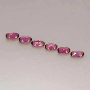 Achetez naturel ct rouge grenat rhodolite gems, coupe ovale, en provenance tanzanie chez gemselect. en stock, livraison internationale!