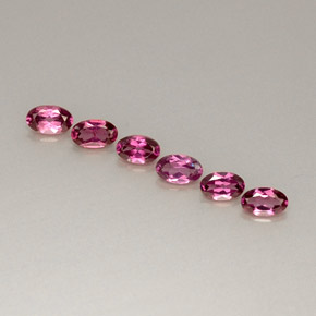 Achetez naturel ct rouge grenat rhodolite gems, coupe ovale, en provenance tanzanie chez gemselect. en stock, livraison internationale!