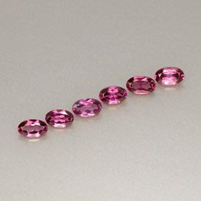 Achetez naturel ct rouge grenat rhodolite gems, coupe ovale, en provenance tanzanie chez gemselect. en stock, livraison internationale!