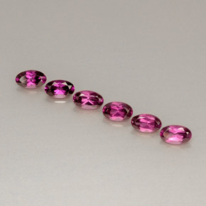 Achetez naturel ct rouge grenat rhodolite gems, coupe ovale, en provenance tanzanie chez gemselect. en stock, livraison internationale!