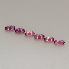 Achetez naturel ct rouge grenat rhodolite gems, coupe ovale, en provenance tanzanie chez gemselect. en stock, livraison internationale!