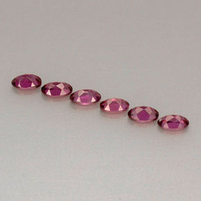 Achetez naturel ct rouge grenat rhodolite gems, coupe ovale, en provenance tanzanie chez gemselect. en stock, livraison internationale!