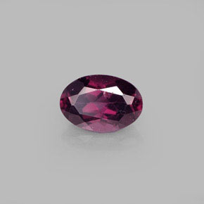 Grenat Rhodolite Rouge framboises naturelle Coupe ovale, 0.60 ct, VVS-VS