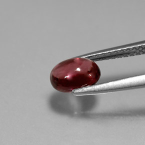 Grenat rhodolite rouge naturelle transparent, 1,18 ct, transparent / translucide