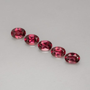 Achetez naturel ct rouge grenat rhodolite gems, coupe ovale, en provenance mozambique chez gemselect. en stock, livraison internationale!