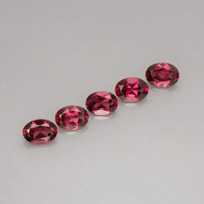Achetez naturel ct rouge grenat rhodolite gems, coupe ovale, en provenance mozambique chez gemselect. en stock, livraison internationale!