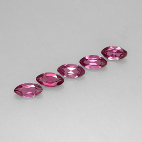 Achetez naturel ct pourpre grenat rhodolite gems, marquise, en provenance mozambique chez gemselect. en stock, livraison internationale!