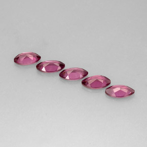 Achetez naturel ct pourpre grenat rhodolite gems, marquise, en provenance mozambique chez gemselect. en stock, livraison internationale!