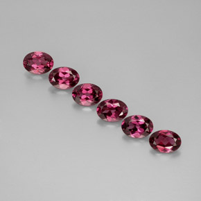 Achetez naturel ct rouge grenat rhodolite gems, coupe ovale, en provenance mozambique chez gemselect. en stock, livraison internationale!