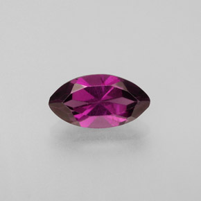 Grenat rhodolite rose naturelle marquise, 1,30 ct, VS
