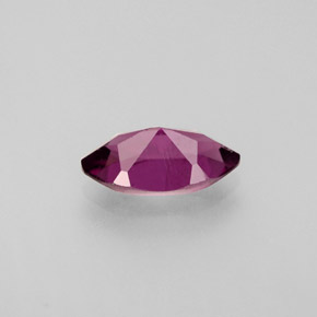 Grenat rhodolite rose naturelle marquise, 1,30 ct, VS