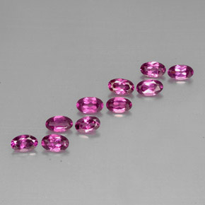 Achetez naturel ct violet grenat rhodolite gems, coupe ovale, en provenance mozambique chez gemselect. en stock, livraison internationale!