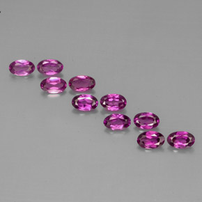 Achetez naturel ct violet grenat rhodolite gems, coupe ovale, en provenance mozambique chez gemselect. en stock, livraison internationale!