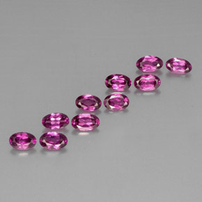 Achetez naturel ct violet grenat rhodolite gems, coupe ovale, en provenance mozambique chez gemselect. en stock, livraison internationale!
