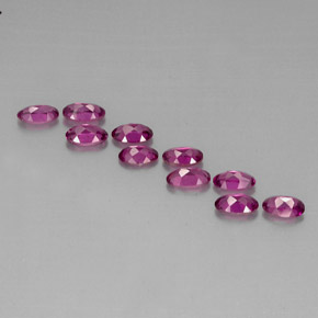 Achetez naturel ct violet grenat rhodolite gems, coupe ovale, en provenance mozambique chez gemselect. en stock, livraison internationale!