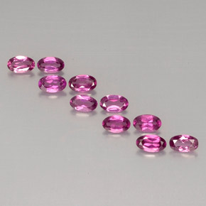 Achetez naturel ct violet grenat rhodolite gems, coupe ovale, en provenance mozambique chez gemselect. en stock, livraison internationale!
