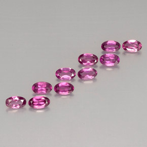 Achetez naturel ct violet grenat rhodolite gems, coupe ovale, en provenance mozambique chez gemselect. en stock, livraison internationale!