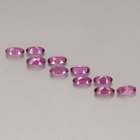 Achetez naturel ct violet grenat rhodolite gems, coupe ovale, en provenance mozambique chez gemselect. en stock, livraison internationale!
