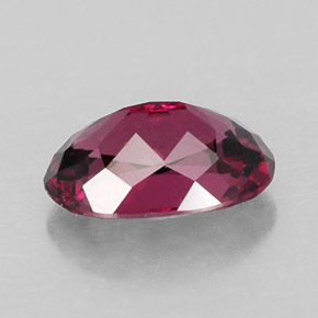 Grenat Rhodolite Rouge framboises naturelle Coupe ovale, 1.91 ct, VS