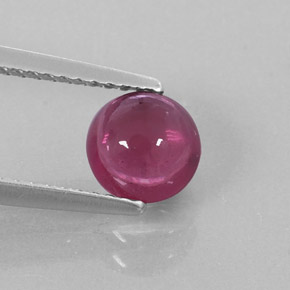 Grenat Rhodolite Rouge framboises naturelle Transparent, 1.28 ct, Transparent / Translucide