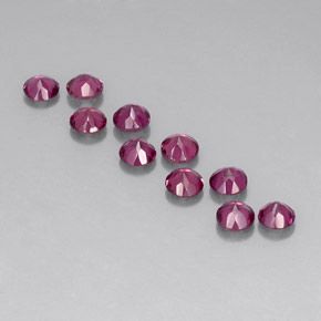 Achetez naturel ct Rouge framboises Grenat Rhodolite gems, Coupe roude, En provenance Mozambique chez GemSelect. En stock, livraison internationale!